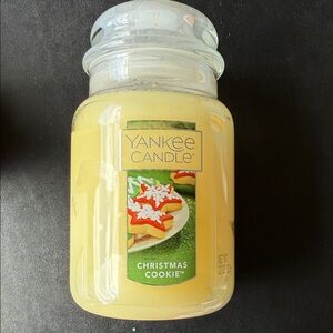 Yankee Candle Christmas Cookie Yellow Jar